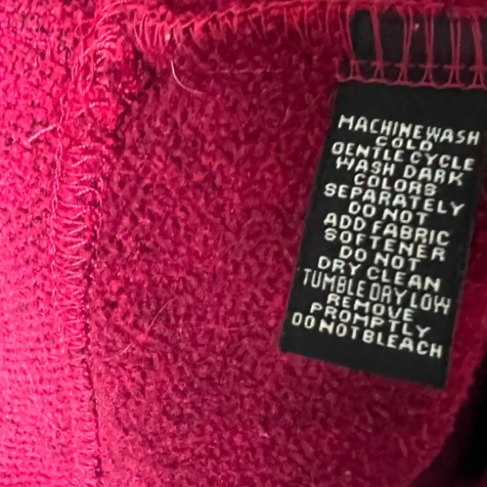Straight‎ Down Red Quarter-Zip Sweater size Medium Cozy Fleece